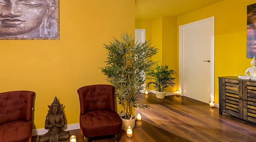 Private and discreet reception area